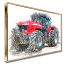 Quadro Trator Mf Street Art