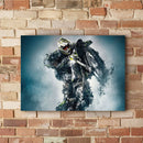 Quadro Motoqueiro Estilo Pintura Com Peças