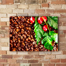 Quadro Grãos Do Café Em Natura