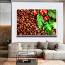 Quadro Grãos Do Café Em Natura