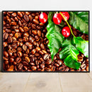 Quadro Grãos Do Café Em Natura