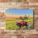 Quadro Quadriciclo 4x4 Plantação Banhado