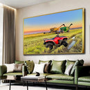 Quadro Quadriciclo 4x4 Plantação Banhado