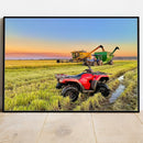 Quadro Quadriciclo 4x4 Plantação Banhado