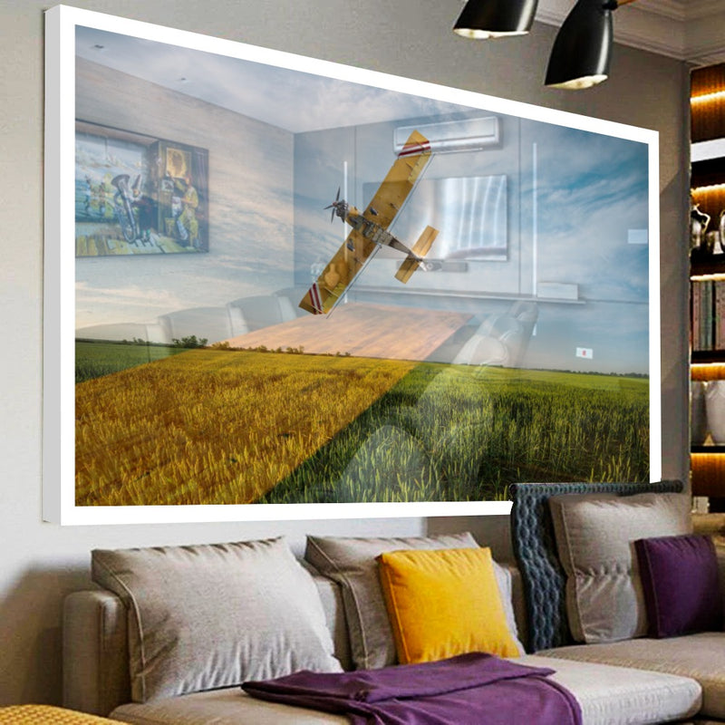 Quadro Pulverização Agrícola Aerea