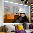 Quadro Trator Ao Entardecer