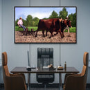 Quadro Pintura Agricultura Nos Primórdios