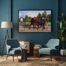 Quadro Pintura Agricultura Nos Primórdios