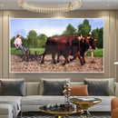 Quadro Pintura Agricultura Nos Primórdios