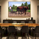 Quadro Pintura Agricultura Nos Primórdios