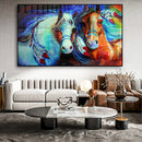 Quadro Dupla Cavalo Indígena