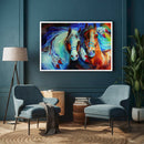 Quadro Dupla Cavalo Indígena