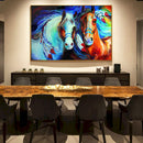 Quadro Dupla Cavalo Indígena