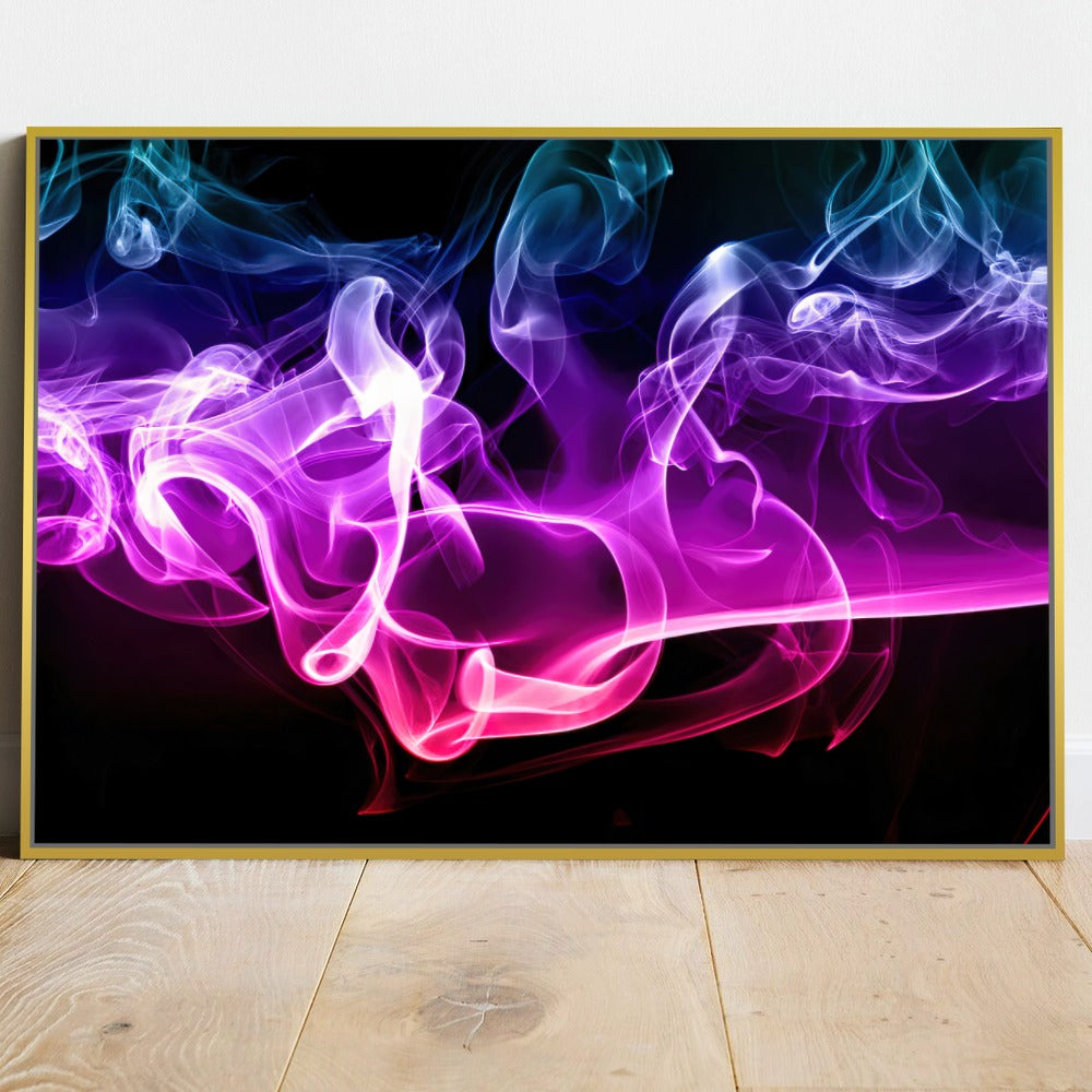 Quadro Fumaca Colorida