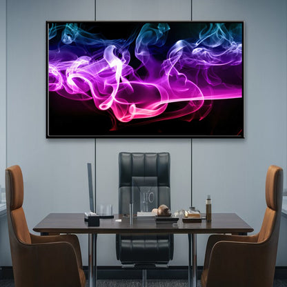 Quadro Fumaca Colorida