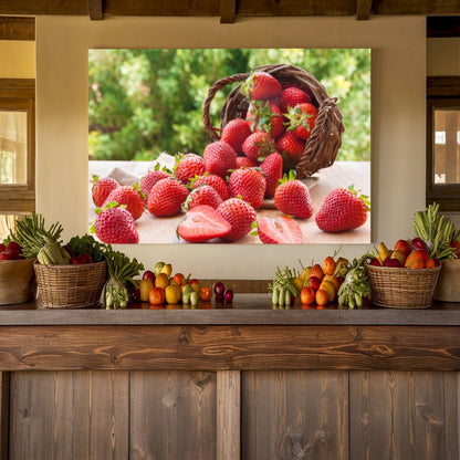Quadro Moranguinhos Maduros