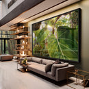 Quadro Planta Verde Singonio Decoração  Natural