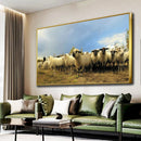 Quadro Rebanho De Ovelhas