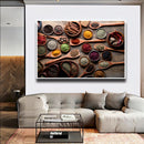 Quadro Temperos Do Brasil Colorido Cozinha