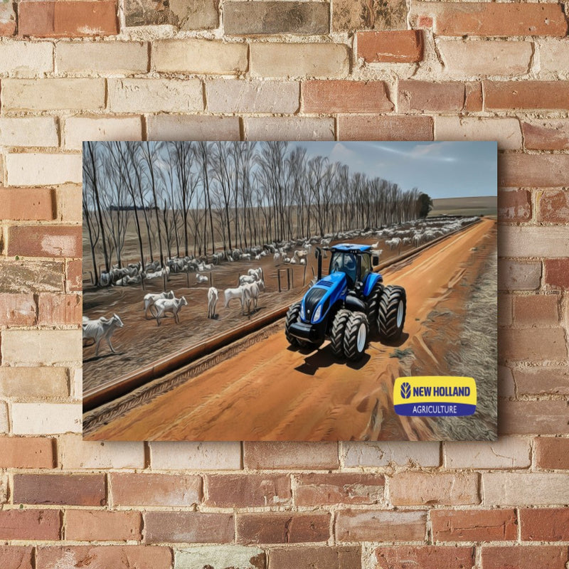 Quadro Trator NH Agro Street Art