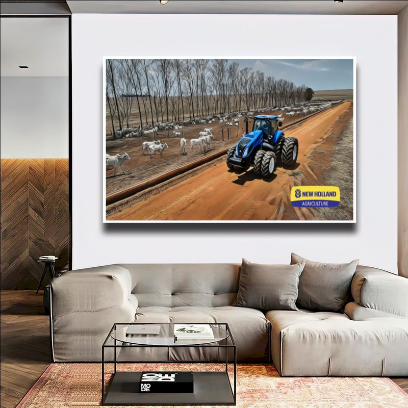 Quadro Trator NH Agro Street Art