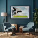 Quadro Vaca Olhando Pela Janela