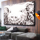 Quadro Abstrato Suíno