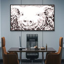 Quadro Abstrato Suíno