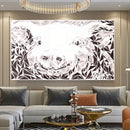 Quadro Abstrato Suíno