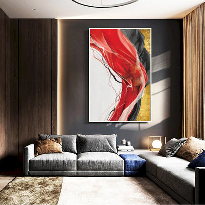 Quadro Abstrato Colorido Estilo Moderno