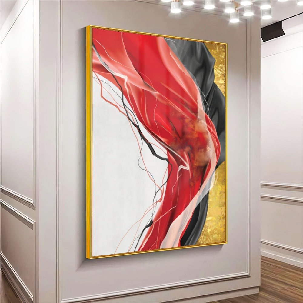 Quadro Abstrato Colorido Estilo Moderno