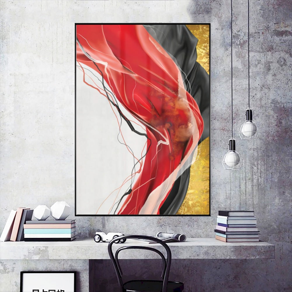 Quadro Abstrato Colorido Estilo Moderno