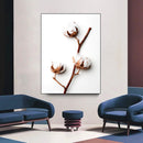 Quadro Algodão Fundo White