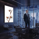 Quadro Algodão Fundo White