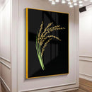 Quadro Cacho De Arroz Fundo Blackout
