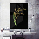 Quadro Cacho De Arroz Fundo Blackout
