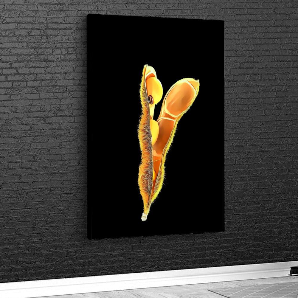 Quadro Vagem Da Soja Blackout