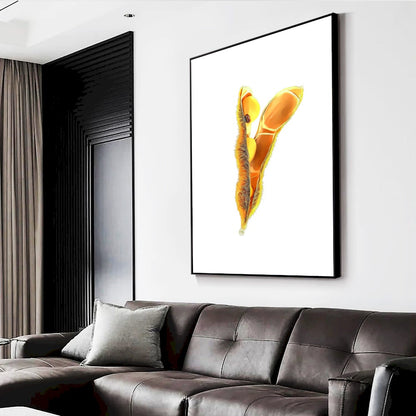 Quadro Vagem De Soja Fundo White