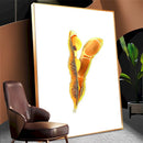 Quadro Vagem De Soja Fundo White