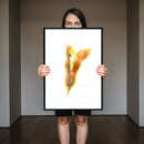Quadro Vagem De Soja Fundo White