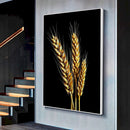 Quadro Ramo De Trigo Blackout