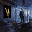 Quadro Ramo De Trigo Blackout