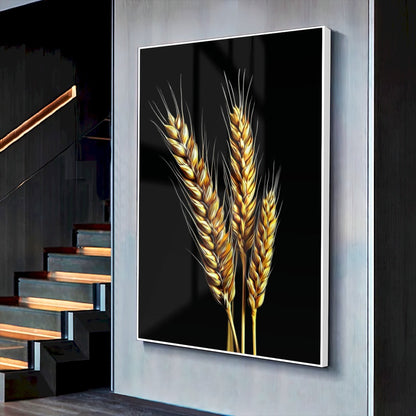 Quadro Ramo De Trigo Blackout