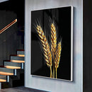 Quadro Ramo De Trigo Blackout