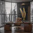 Quadro Ramo De Trigo Blackout