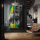 Quadro Jesus E Bandeira Nacional