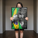 Quadro Jesus E Bandeira Nacional