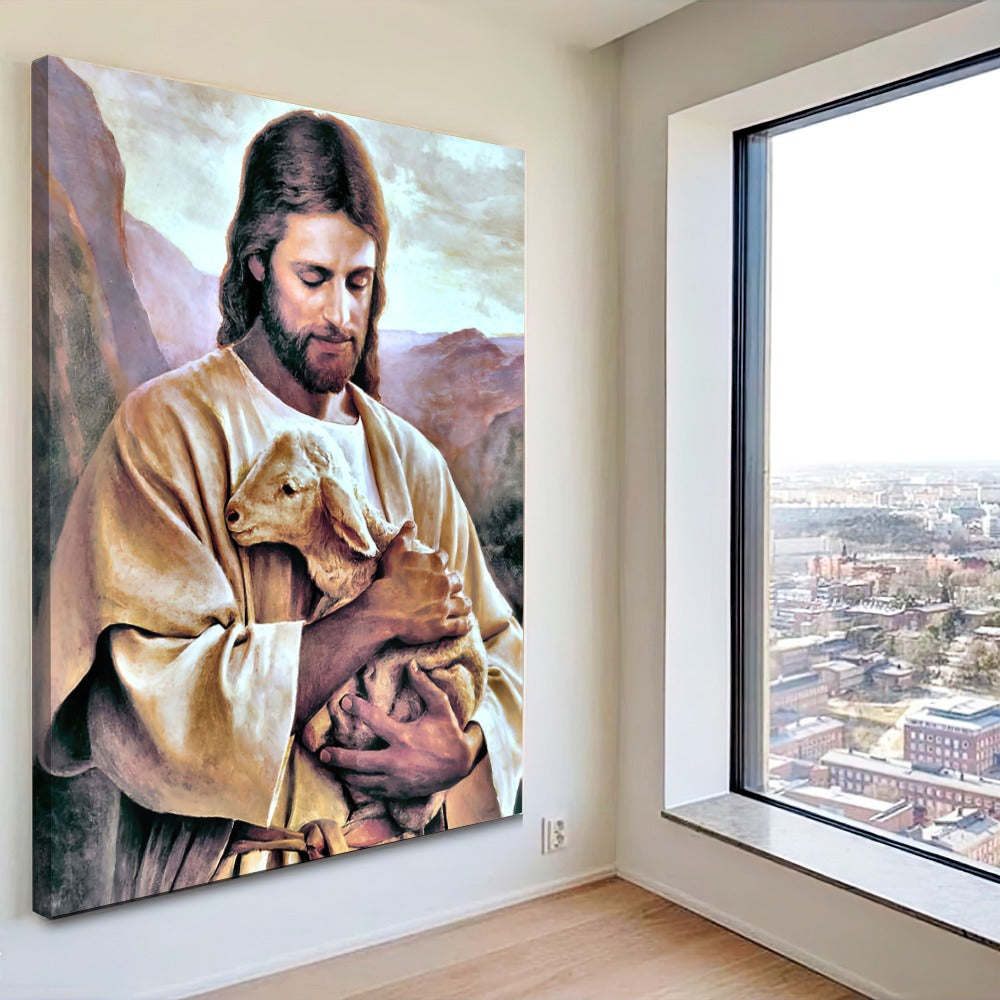Quadro Jesus E O Cordeiro