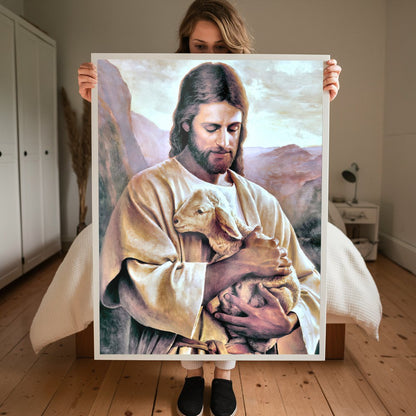 Quadro Jesus E O Cordeiro