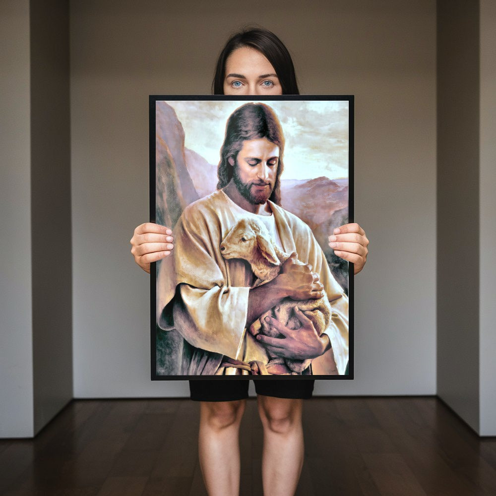 Quadro Jesus E O Cordeiro